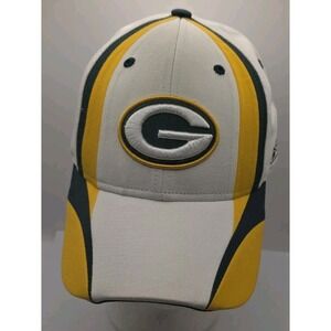 Green Bay‎ Packers Reebok Strapback Cap Hat G Logo Yellow Green NFL Football